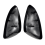 Per 2008 208 2019-2025 Specchietto retrovisore Nero lucido 2