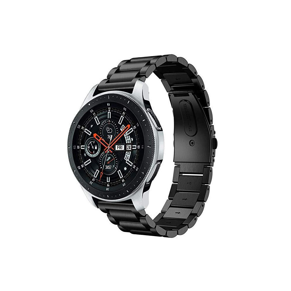 Bracelet en métal 22 mm pour Samsung Galaxy Watch 3, Huawei GT2/Amazfit GTR, acier inoxydable (Galaxy