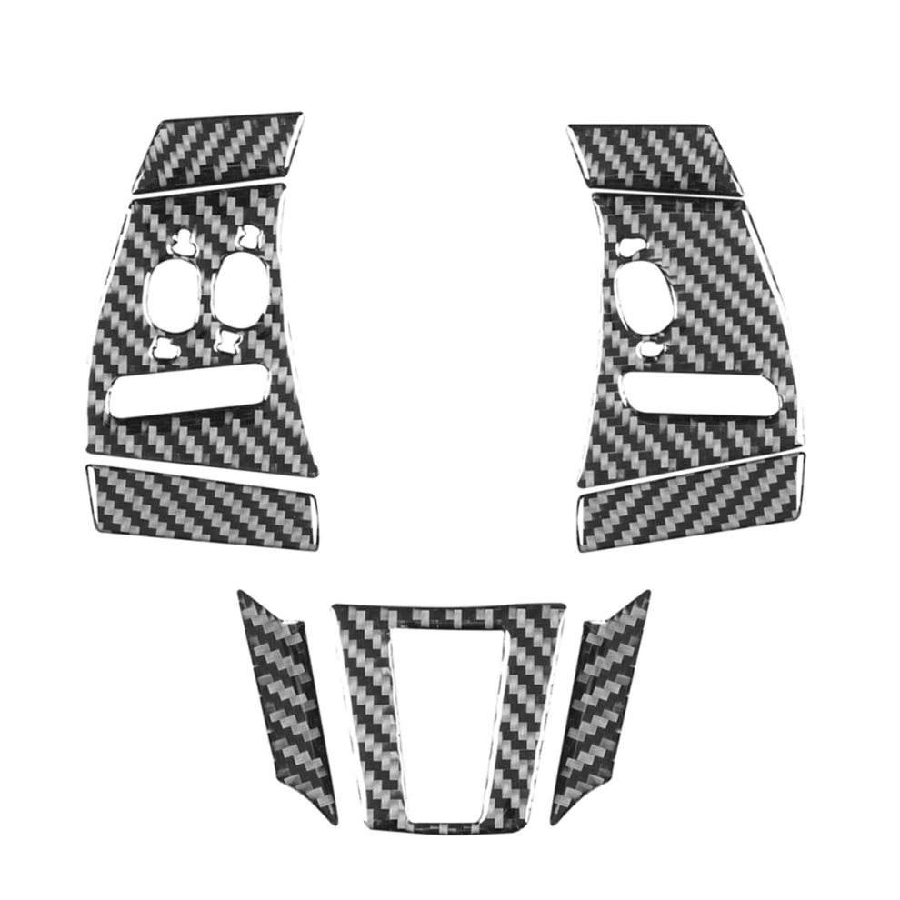 Carbon Fiber Car Steeing Wheel Cover Trim Kit For Xf 4853021318205