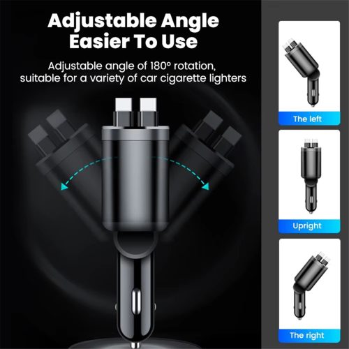 Car Charger Adapter Fast Charging USB Type C Car Charger 2