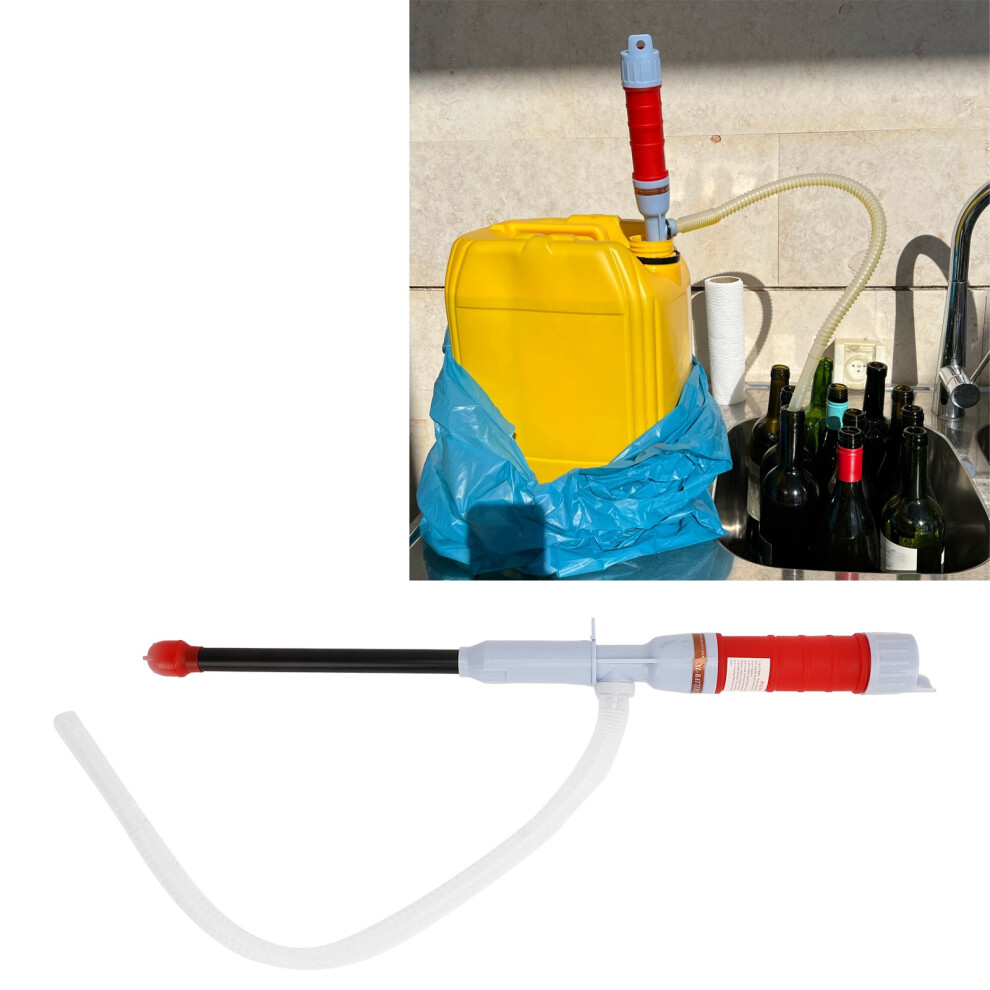 Portable Electric Pump Battery Power Siphon Liquid Oil Transfer Pump For Automotive Tractor Boat Fuel Delivery Red 5001315303072