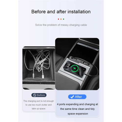 Til hurtigoplader USB Shunt HUB Intelligent Dockingstation 2