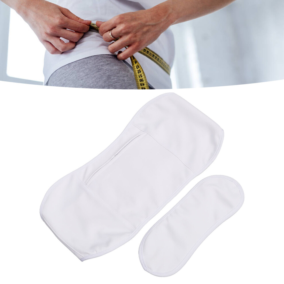 White Castor Oil Wrap Kit Soft Reusable Soreness Relief Waist Neck Castor Oil Pack For Liver Detox Thyroid