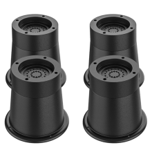 4-Pack Heavy Duty Furniture Lifters Round Rubber Sofa Lifters