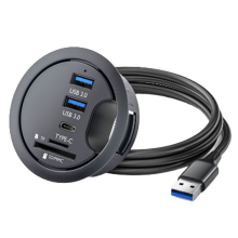 USB HUB 3.0 Montering i skrivebordsdokkingstasjon med multi-USB 3.0-adapter