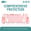 Custodia protettiva Switch2 da inserire nel dock Split Pink 4