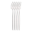 20Pcs Silver Dinnerware Set Stainless Steel Dinner Steak Knife Fruit 2