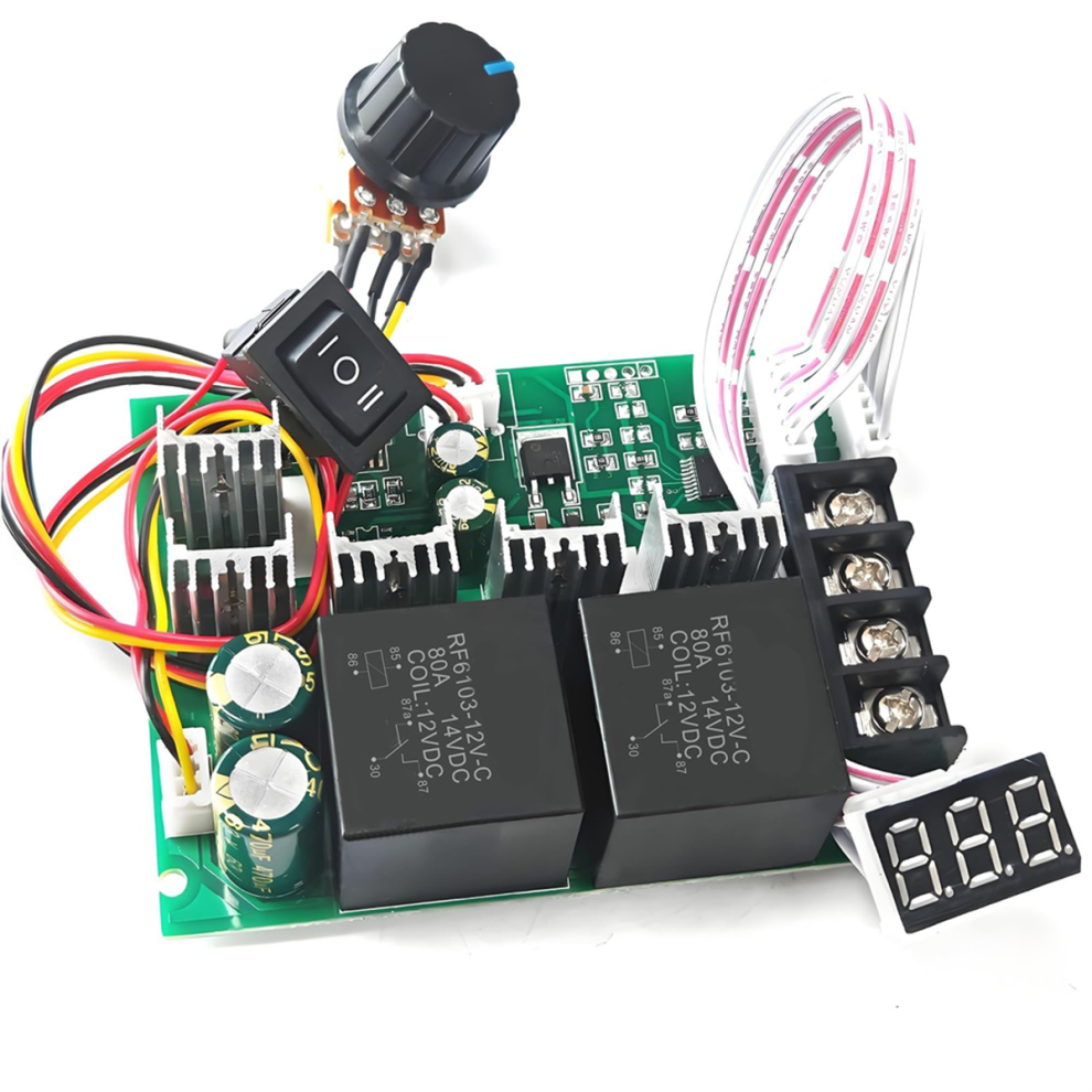 Pwm Dc Motor Speed Controller 12V-48V/40A, Forward-Reverse Switch 4854133361615