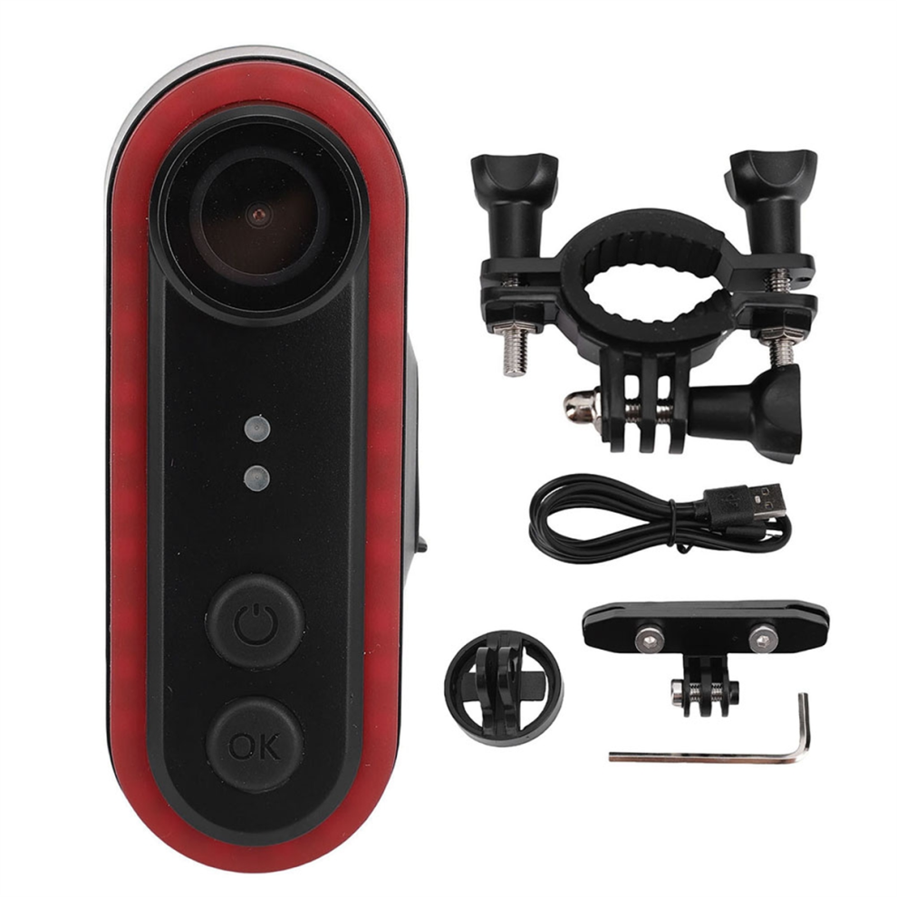 Bike Camera 1080P 140 Wide Angle Ipx6 Water Proof Rechargeable Light 4854133361561