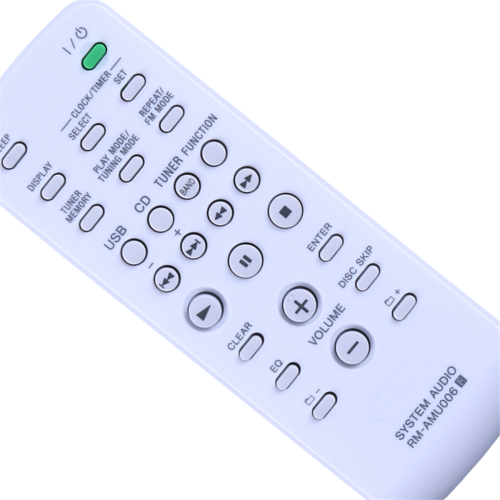 Télécommande de remplacement RM-AMU006 pour mini-chaîne Hi-Fi 1