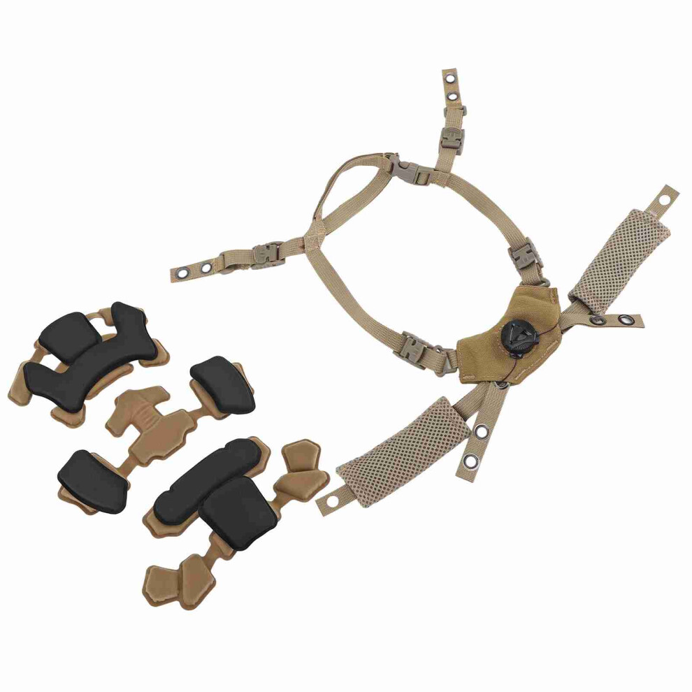 Helmet Dial Suspension System Chin Strap Helmet Padding Kit For Fast For Mich For Wendy Helmet Mud Spongeand Suspension 4681315309390