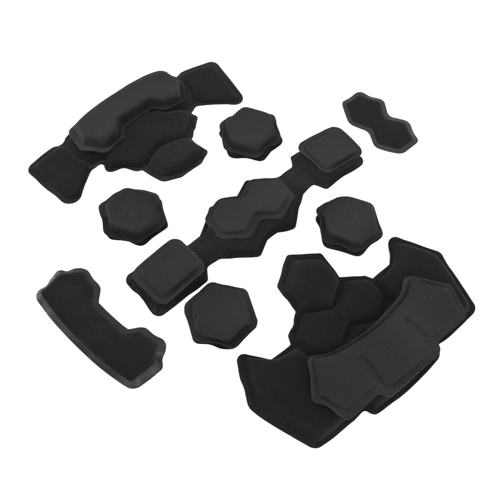 Helmet Padding Kit Memory Foam Pad Protective Mat Universal Motorcycle Bike Bicycle Cushions Waterproof Black 9341315309503