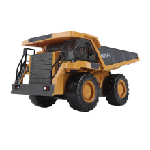 9 Channel RC Dump Truck Toy Kit RC Truck Construction Vehicle Truck Toys for Toddlers Kids Boys Girls Yellow