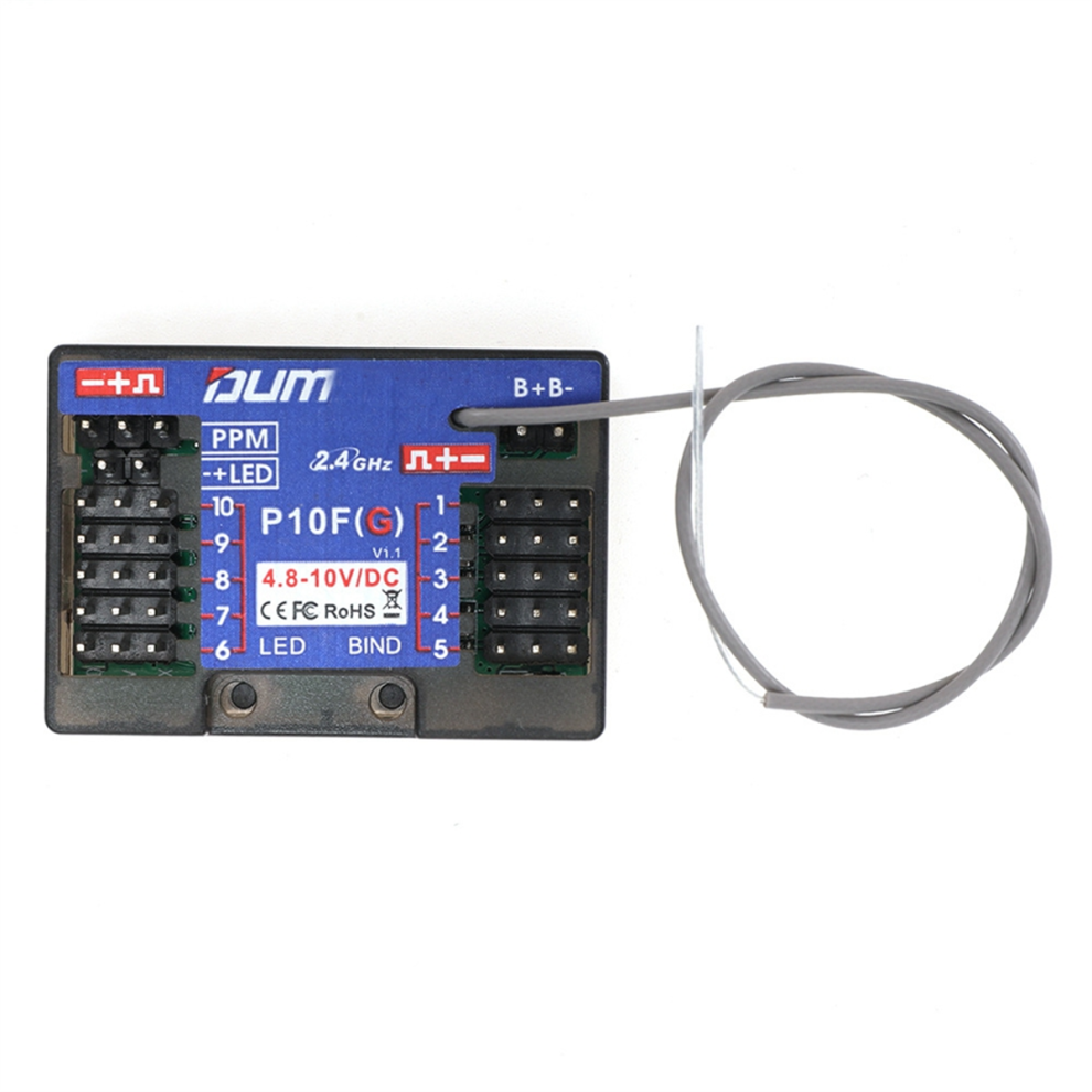 Photos - Other RC Toys Markenlos P10F 10CH Mini Receiver Without Gyroscope for RC Car Boat 