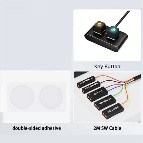 Comutator de alimentare pentru computer desktop, placă de bază PC fără adaptor 2
