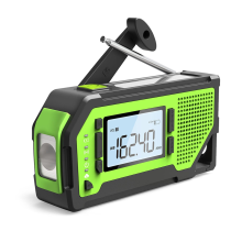 2000mAh draagbare noodradio op zonne-energie