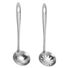Stainless Steel Colander Soup Spoon Soup Spoon Kitchen Accessories,A
