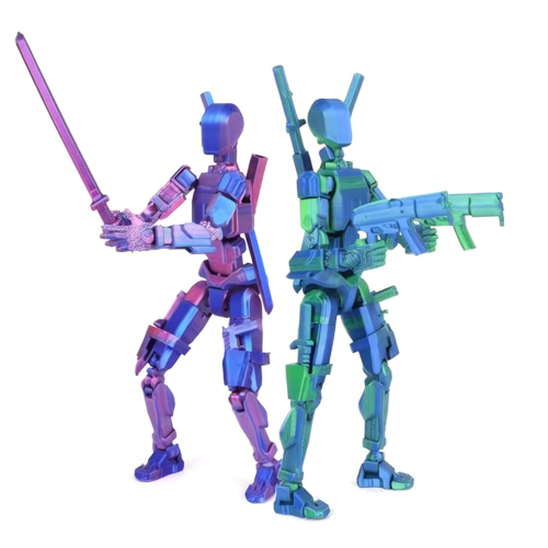 T13 Action Figure Set,3D Printed Multi-Jointed,for Game Lover Toy 1