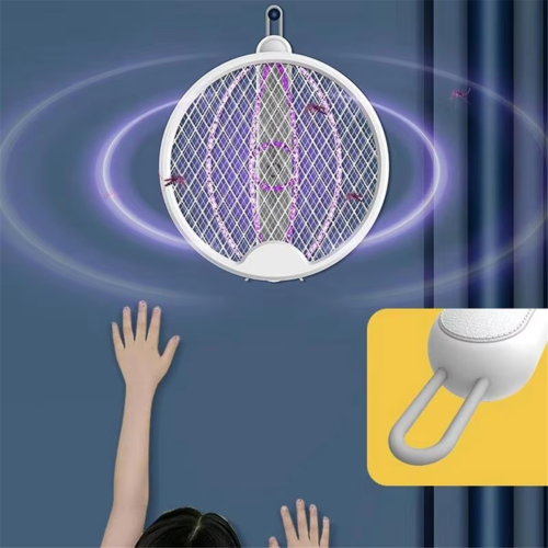 Electric Fly Swatter Folding Intelligent Electric Fly Zapper 1