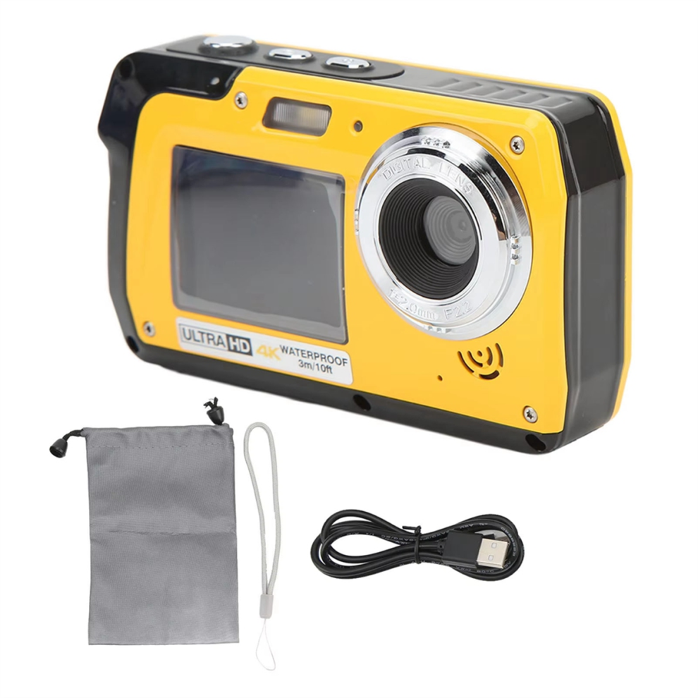 4K 56Mp Dual Screen Digital Camera 18X Digital Zoom 10Ft Waterproof 4854133364609