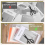 32 unidades de papel para scrapbook de 12x12 polegadas com 60 guias de índice 3