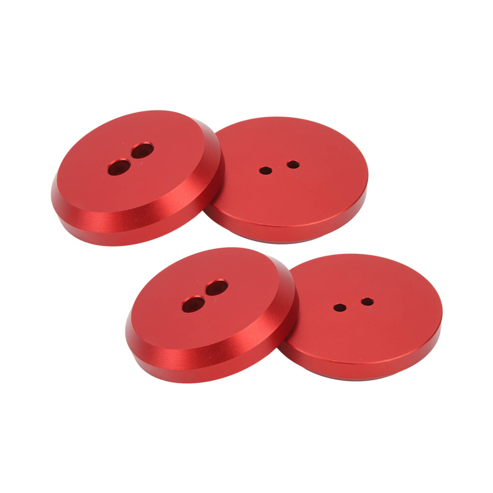 4pcs Jack Pad Adapter Aluminum Floor Jack Pad Replacement For Chevy Corvette C5 C6 C7 C8 Red-image-OPC-PHR6DFY-NEW