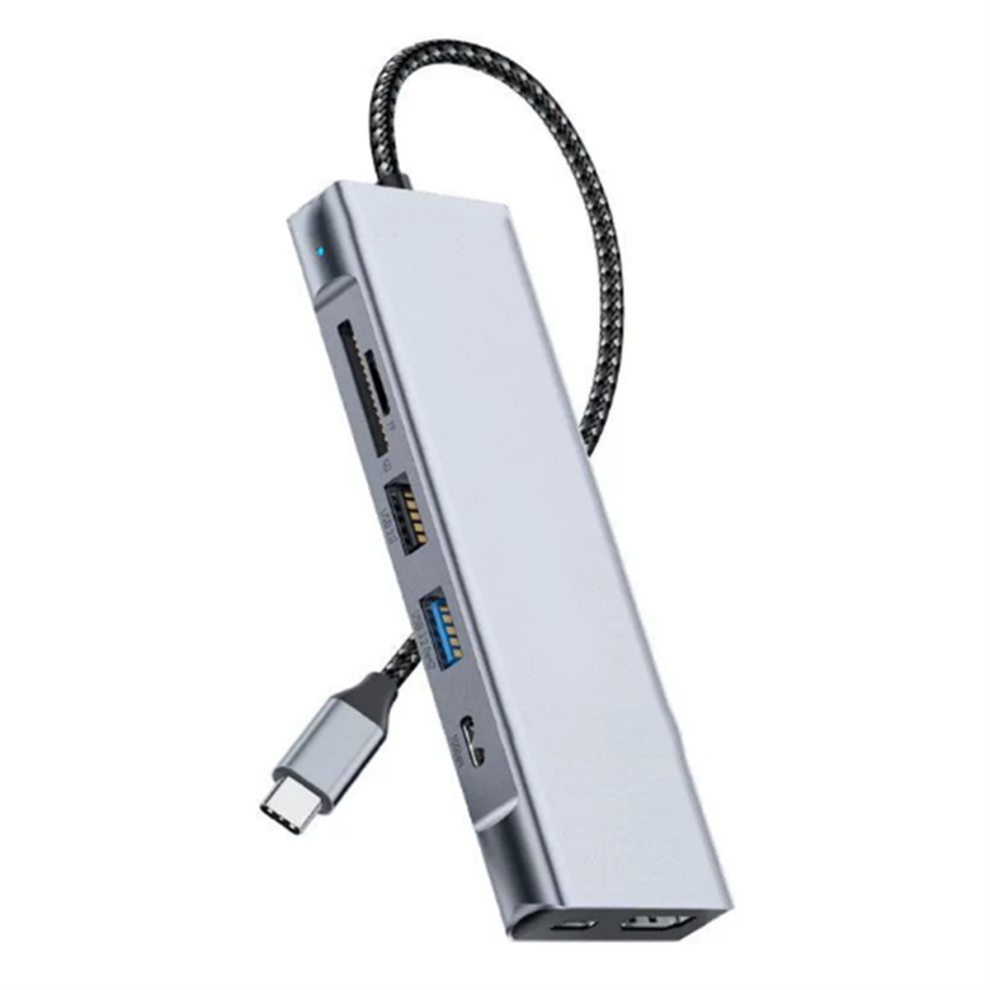 Photos - Drive Case Markenlos USB Hub with Disk Storage Function M.2 SATA NVME SSD Enclosure