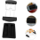 2pcs Silicone Toaster Dust Covers Black Kitchen Toaster Lid 6