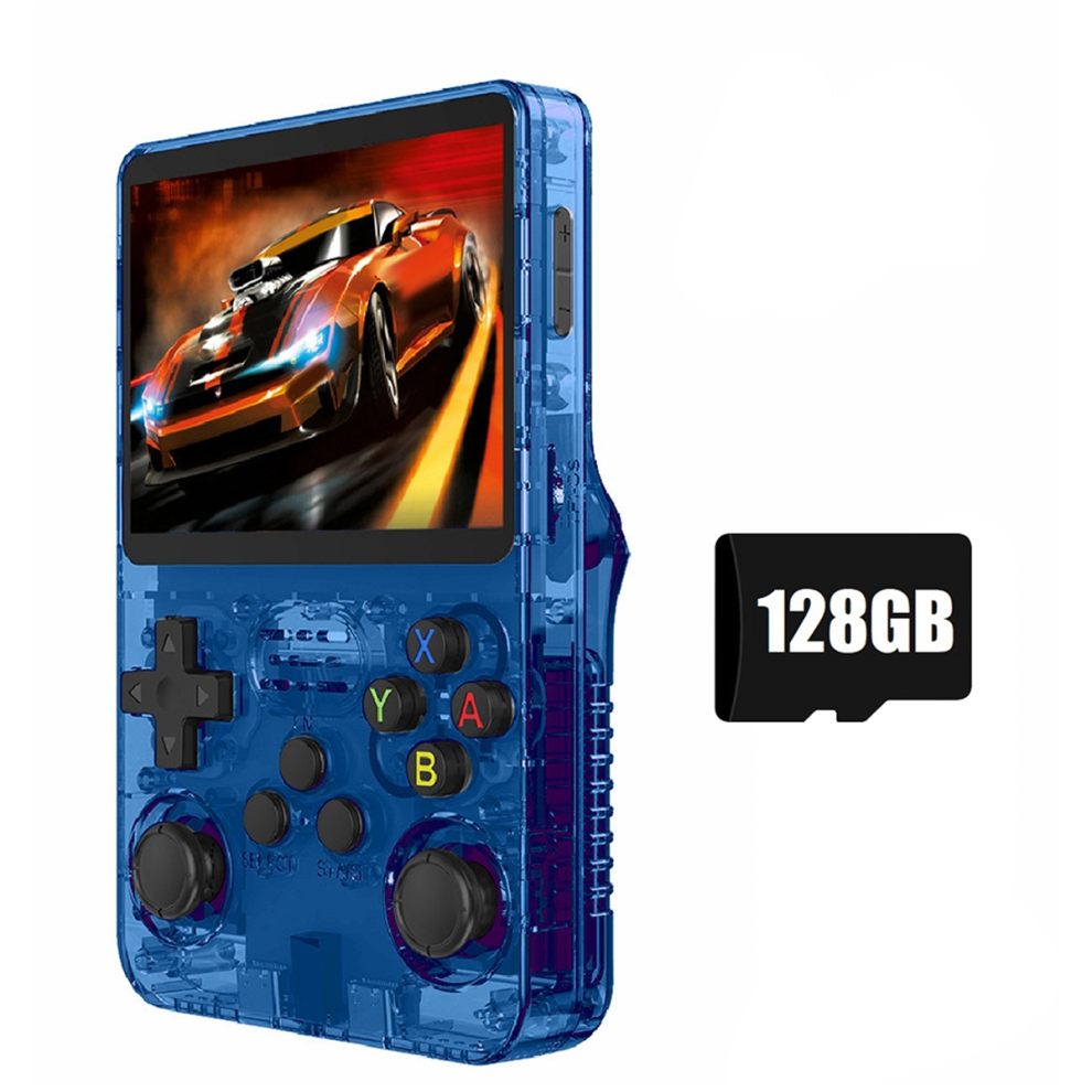 K36s R36s Retro Game Console 128Gb Linux System 3.5 Inch Ips Screen C Blue 4854133373489