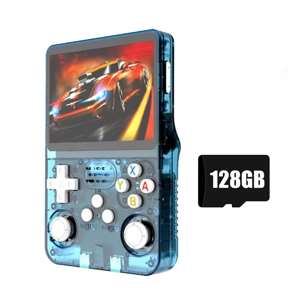 K36s R36s Retro Game Console 128Gb Linux System 3.5 Inch Ips Screen E Blue 4854133373496