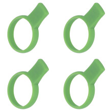 4PCS Tennis Grip Trainer Aid Tennis Tennis Racket Trainer Tool for Outdoor Sports Competitions Green