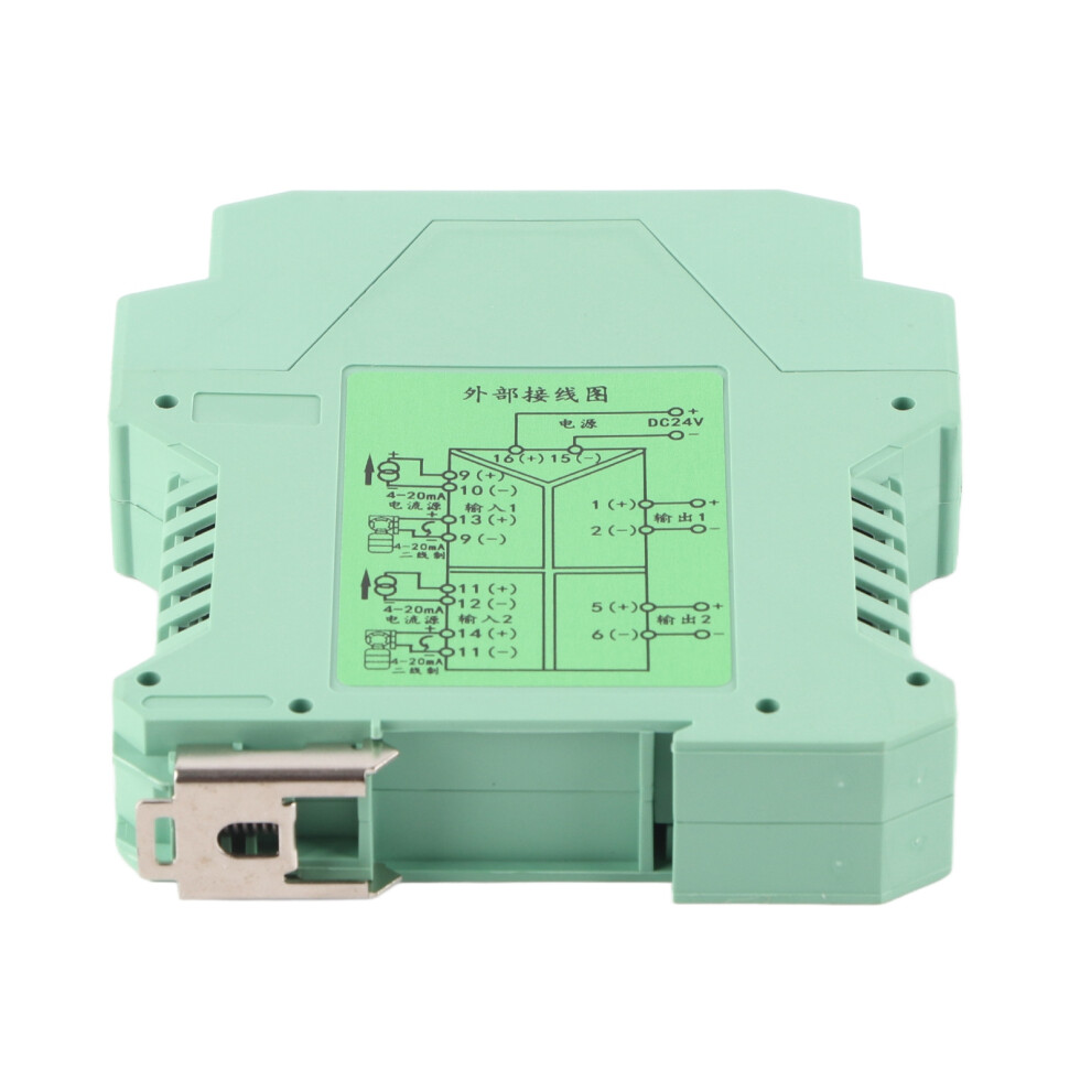 Current Signal Isolator 2 In 2 Out Signal Transmitter Dc 4Â20Ma Dc 24V For Plc Control 7661315314096