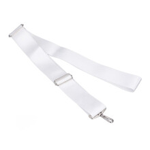 Tennis Net Center Strap Adjustable Height Tennis Net Straps Stainless Steel Buckle White