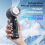 Portable Handheld Ice Cooling Fan 100 Speed 3000mAh LED B 2