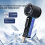 Portable Handheld Ice Cooling Fan 100 Speed 3000mAh LED B 3