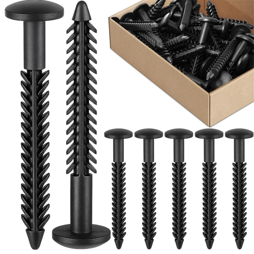 Vinyl Shutter Fasteners for Window Outside, Plastic 38PCS
