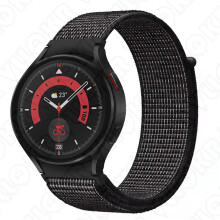 Correa para Samsung Galaxy Watch 4 de 44 mm, color negro reflectante. Correa para Samsung Galaxy Watch