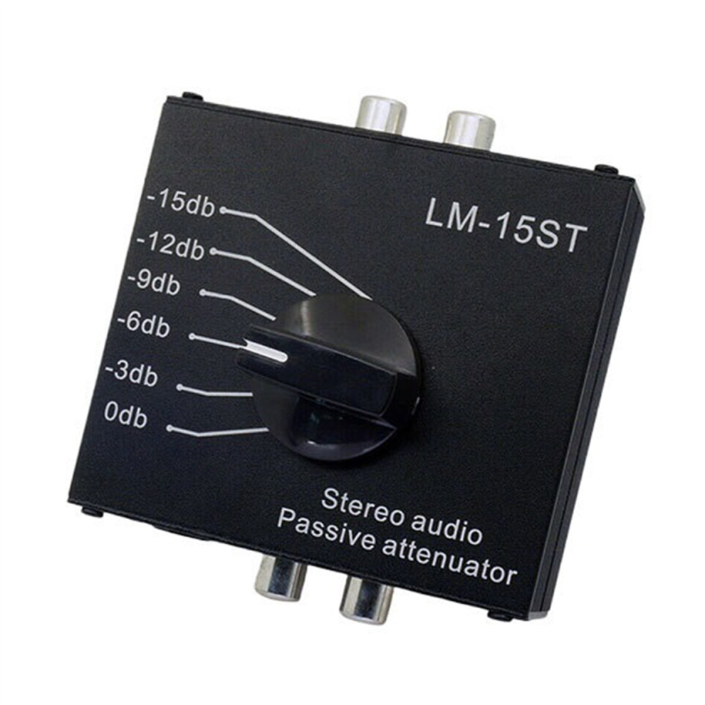 Stereo Audio Passive Attenuator Compatible 3.5Mm 6.35Mm Interface 4854133374530
