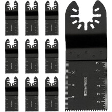 20pc Oscillating Multi Tool Saw Blades Set Carbide Blade Metal Wood PVC Cutter
