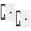 Placă de perete Ethernet cu 2 bucăți, placă de perete cu 1 port 1