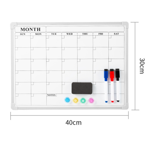 Månedlig whiteboardkalender 16x12 tommer 1