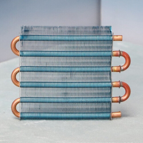 Miniatyrkondensator luftkjølt kobberrørsfinnet radiatorfordamper 1