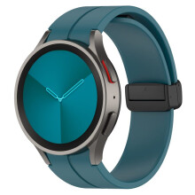 (Galaxy Watch 4 44mm-Navy Blue)Alkuperäinen silikoniranneke Samsung Watch 5/4 44mm 40mm Watch5 Pro 45mm