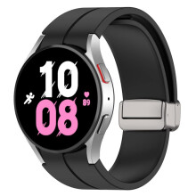 (Galaxy Watch 4 40mm-S-Black)Alkuperäinen silikoniranneke Samsung Watch 5/4 44mm 40mm Watch5 Pro 45mm