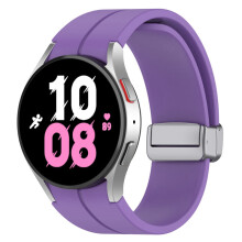 Correa de silicona original para Samsung Watch 5/4 (44 mm, 40 mm, Watch5 Pro, 45 mm, magnética)