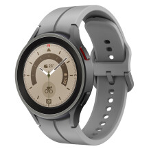 Correa original (gris oficial) para Samsung Galaxy Watch 5/Pro/4 Classic (44 mm, 40 mm, 46 mm y 42 mm)