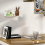 Acrylic Floating Shelf Small Storage Rack Wall-Mounted White 6