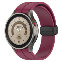 (viininpunainen)Alkuperäinen ranneke Samsung Galaxy Watch 5/pro/4 Classic 44mm 40mm 46mm 42mm älykellon