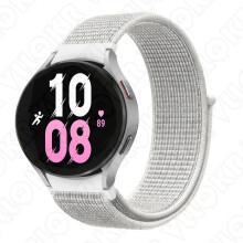 (Kello 5 pro 45mm-heijastava valkoinen)ranneke Samsung Galaxy Watch 5 44mm 40mm rannekellolle 4 4classic