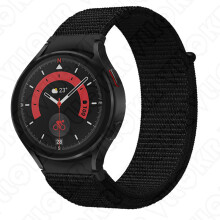 Correa para Samsung Galaxy Watch 4 de 44 mm (negro oscuro) para Samsung Galaxy Watch 5 de 44 mm y 40